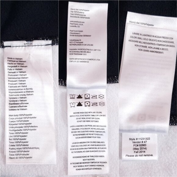 NWT Pearl Izumi Womens Size Medium Select Thermal Barrier Jacket Black White - Picture 14 of 16